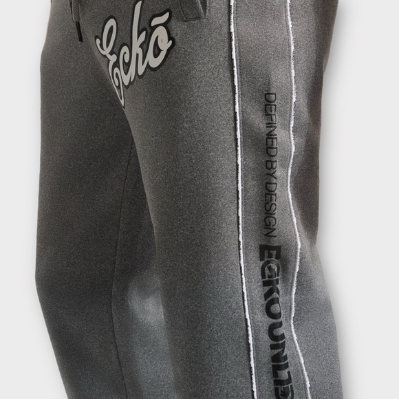 Ecko Unlimited Gray  Sideline Joggers with Drawstring Waistband - Picture 3 of 4
